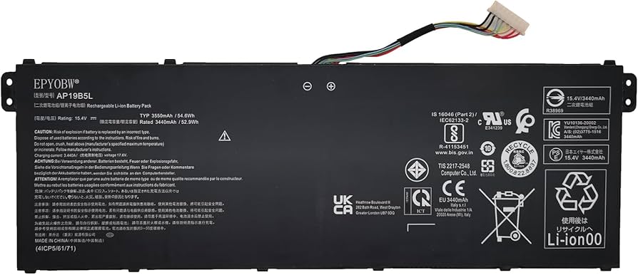 Batt Acer AP19B5L