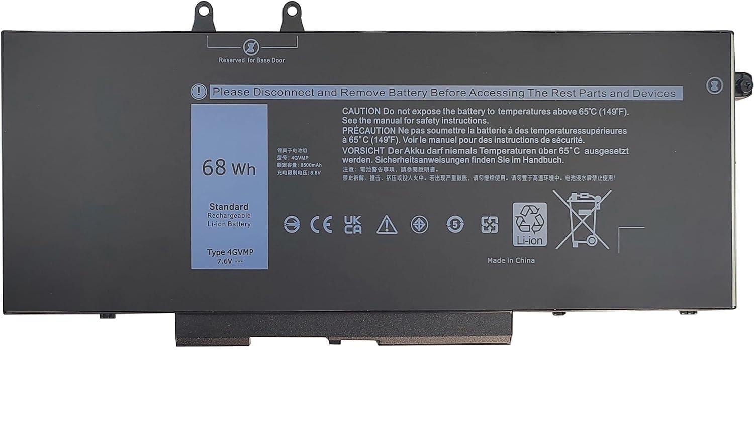 Batt Dell 4GVMP